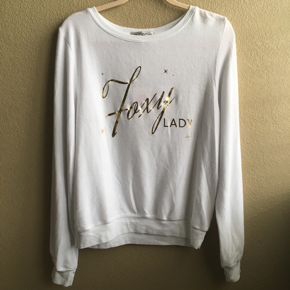 Wildfox Foxy Lady Baggy Beach Jumper size Small